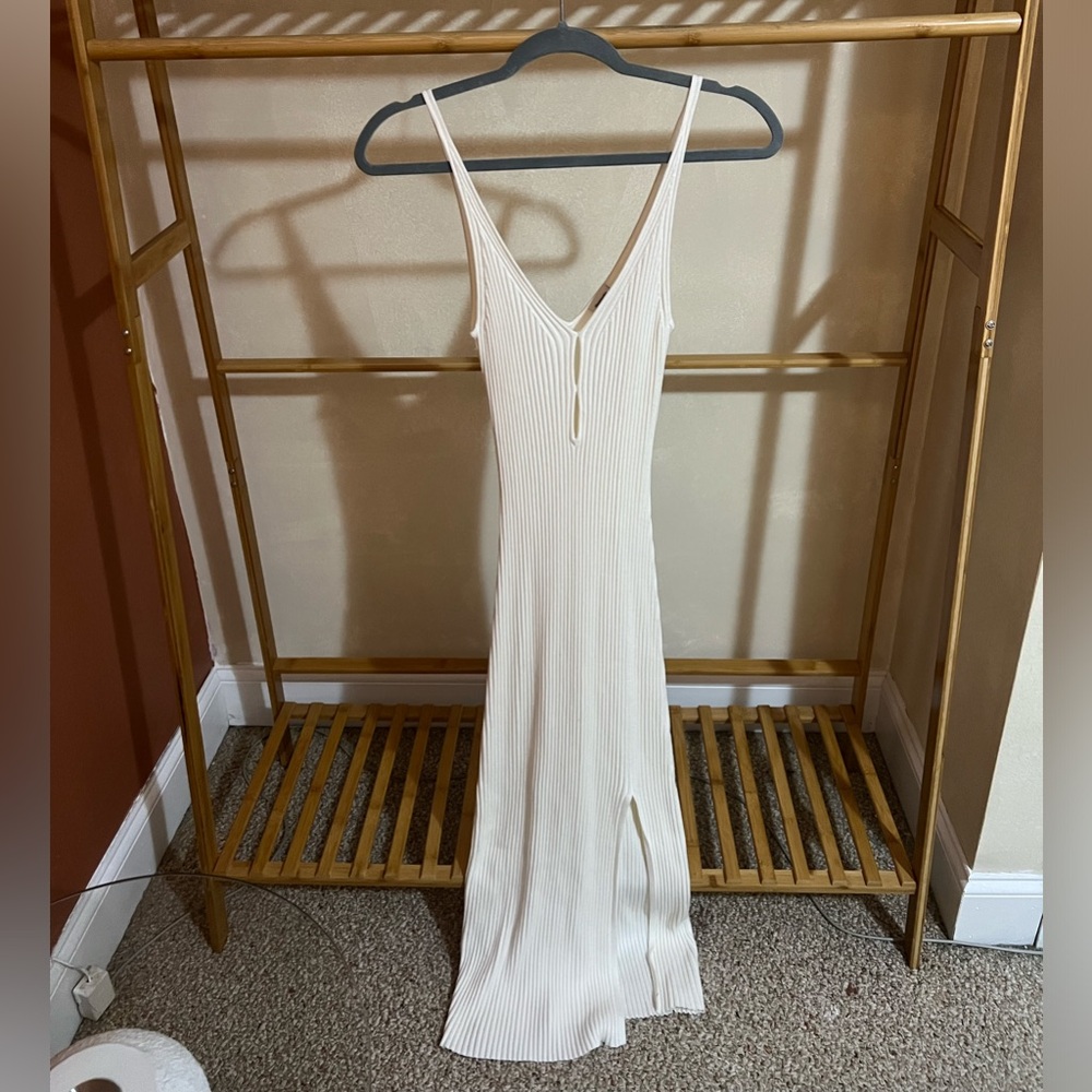NWT Abercrombie & Fitch Cream Knot Maxi Dress